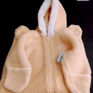 Vtg Baby 12m Yellow Hooded Warm Thick Zipper Jumpsuit Small Wonders New Tags top